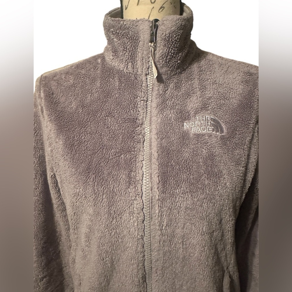 Women’s The North Face Zip Up Fleece Jacket. Size XS. Grey.